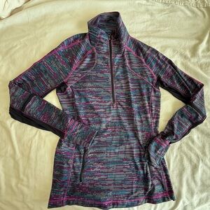 Lululemon SEAWHEEZE Race With Grace 1/2 Half Zip Pullover, 8